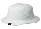 White Golf Bucket Hat