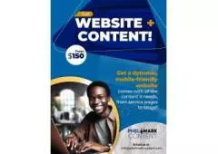 Get A Website + Content from Just $150!!
