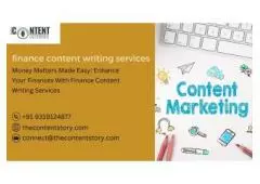 Money Matters Made Easy: Enhance Your Finances With Finance Content Writing Services