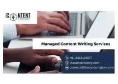 Choose managed content writing services at The Content Story