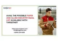 Who provides the best paper and allied industry email list?