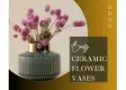 Elegant Ceramic Flower Vases for Home Décor - Shop Online at Whispering Homes