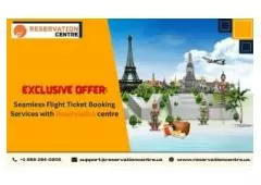 Exclusive Offer: Seamless Flight Ticket Booking Services with Reservation centre