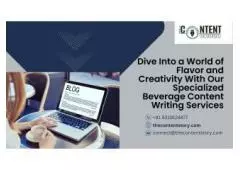 Dive Into a World of Flavor and Creativity With Our Specialized Beverage Content Writing Services