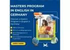 Masters Program in English in Germany