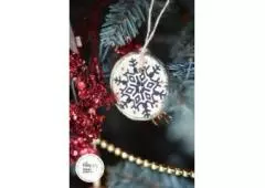 Handcrafted Charm: Wooden Christmas Tree Ornaments for Festive Delight