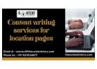 Enhance Your Online Presence With Top-notch Content Writing Services for Location Pages From the Con