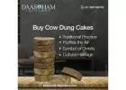 dry cow dung cake