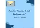 Elevate Your Marketing Strategy with Ready Mailing Team's Canadian Business Email Database List
